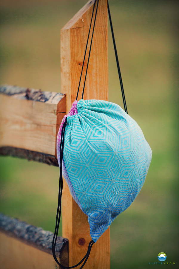 Bolsa con cordón -   Lino Aurora Cube