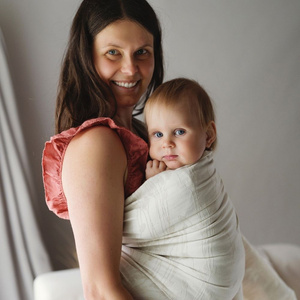 Ring Sling Linen Summer Meadow - taille M (2 m)