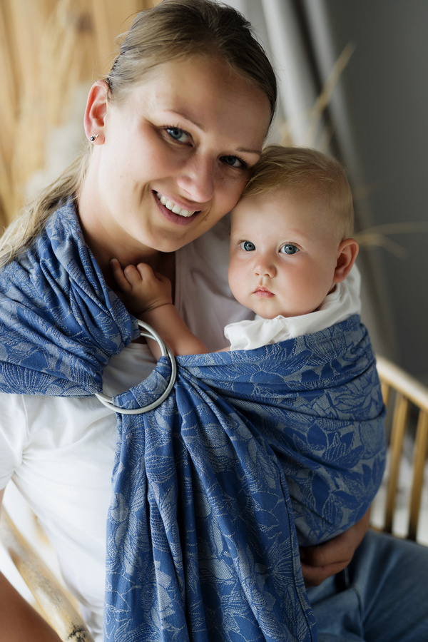 Ring sling Linen Lotus Breeze L (2,3m)