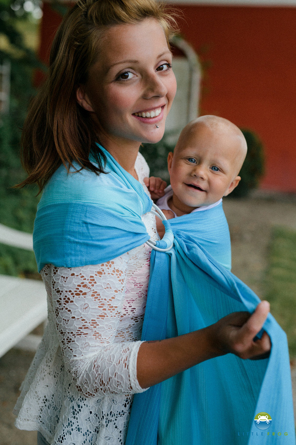 Ring Sling Tragetuch Euclase- Größe M (2m) /2. Wahl