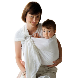 Ring sling Pure Linen White - size M (2 m)