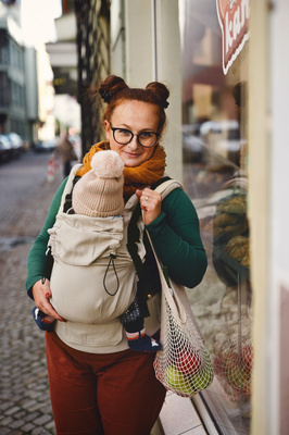 Nosidełko dla dzieci Prime Beige Moonstone v3