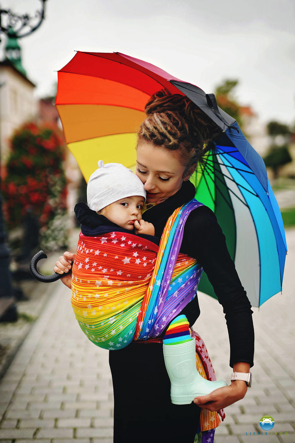 Baby Sling Rainbow Stars size 5