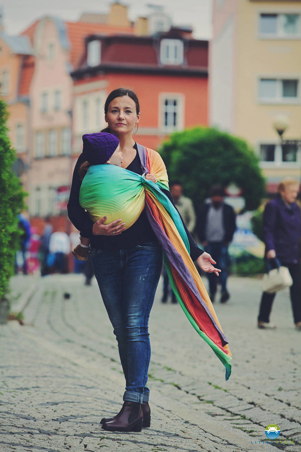 Ring Sling Tragetuch Linen Ammolite - Größe S (1,7 m)