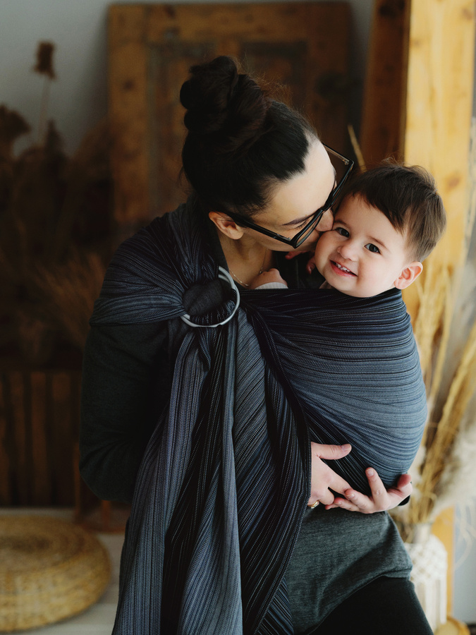 Ring Sling Hematite - taille M (2m) )/2e choix