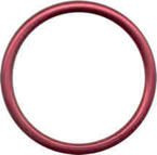 Inele din aluminiu roșii pentru sling babywearing, mărimea M