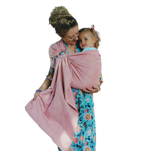 Ring Sling Pink Linen Wildness - taille M (2 m)