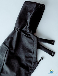 Babywearing Cover (softshell) - Graphite 
