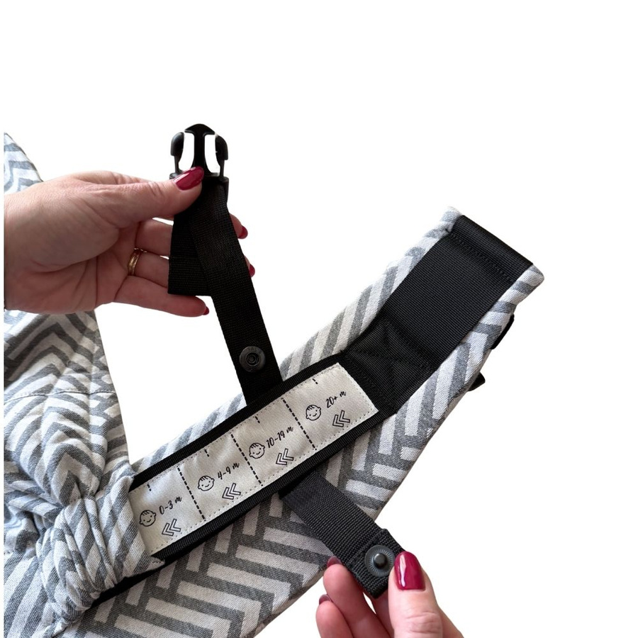 Les boucles inférieures (pour le porte-bébé Prime)