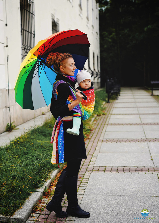 Baby Sling Rainbow Stars size 5