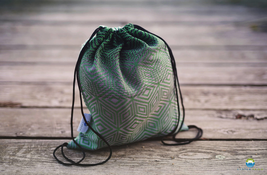 Bolsa con cordón - Mossy Cube