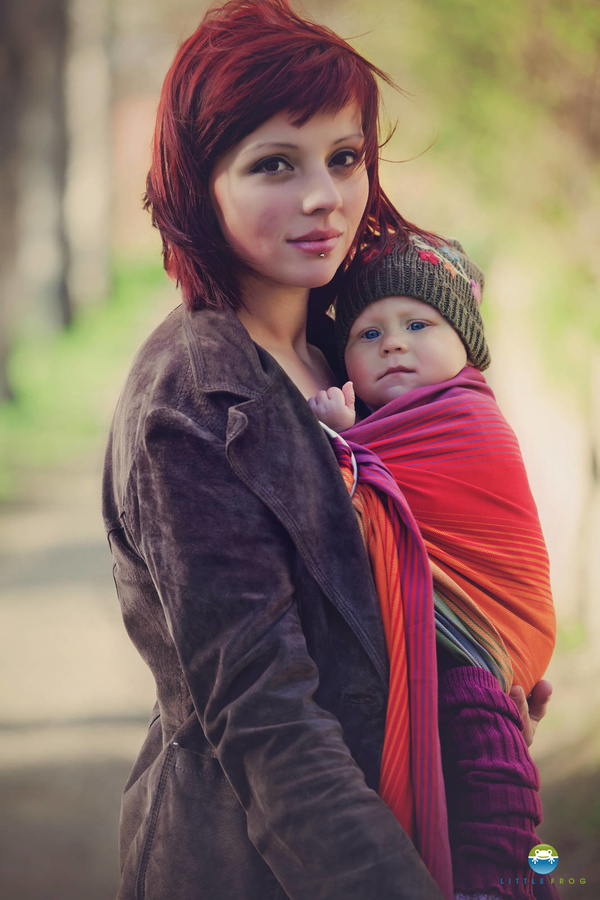 Ring sling Ammolite in Love - size M (2m)
