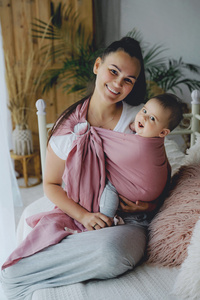 Ring Sling Tragetuch Pure Linen Hutt Lagoon - Größe M (2m)