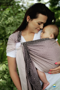 Ring Sling Tencel Charmy Cube - taille M (2m) /2e choix