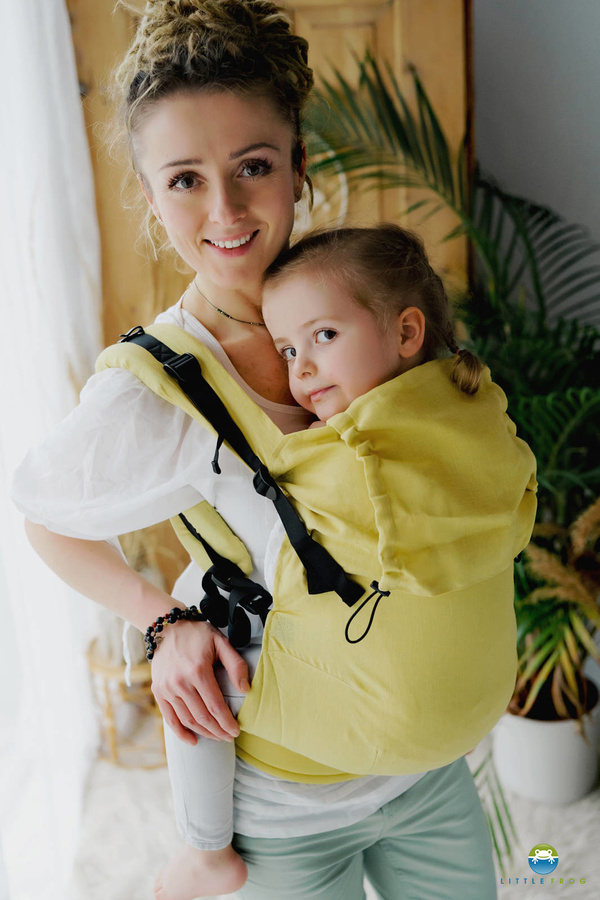 Mochila Portabebés Preschooler - Linen Amalfi Lemons