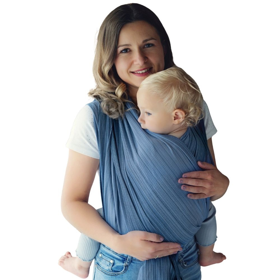 Écharpe de portage Bambou Célestine 4,2 m | Écharpe bambou respirante pour l'été