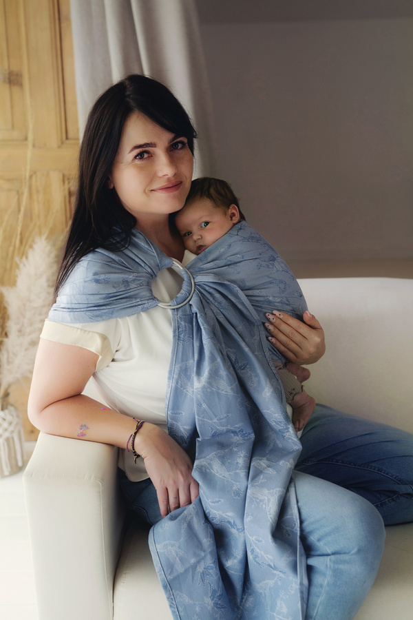 Ring sling TENCEL™ Joy of life Air - size L (2,3 m)