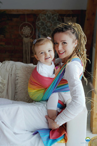 Baby Sling TENCEL™ Daisy Agat size 6