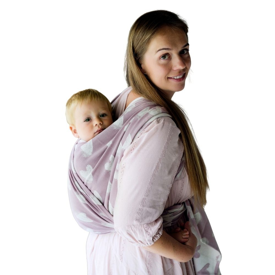 Chusta do noszenia dziecka Hazy Love Rose 5,2m