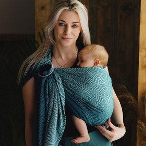 Ring Sling Jade Cube taille M – vert-gris, facile à utiliser