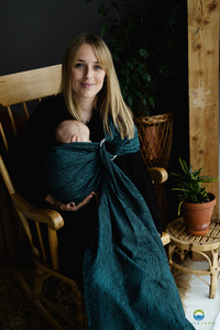 Ring sling Ocean Wildness - size M (2 m) /2nd class