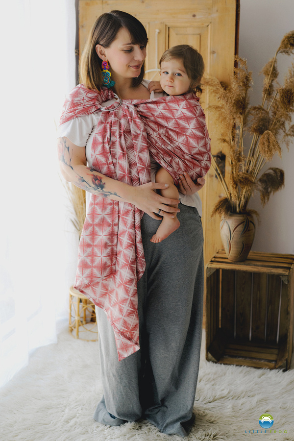 Ring sling Carmine Glimmer - size M (2 m)