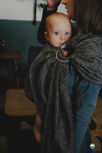 Ring Sling Tragetuch Linen Night Wildness - Größe M (2m)