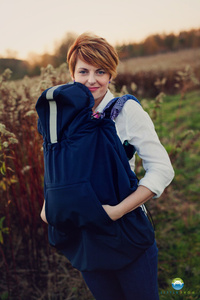 Cover per fascia e marsupio (softshell) - Navy /2a scelta