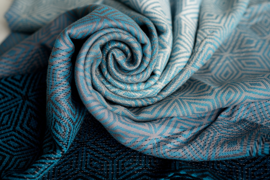 Ring Sling Tragetuch TENCEL™ Atmosphere Cube - Größe M (2m)