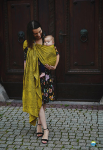 Ring sling Lemon Wildness - size M (2 m)