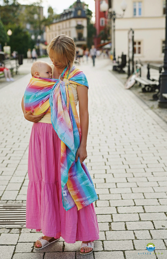 Ring Sling Tragetuch Power of Wind - Größe S (1,7m) /2. Wahl