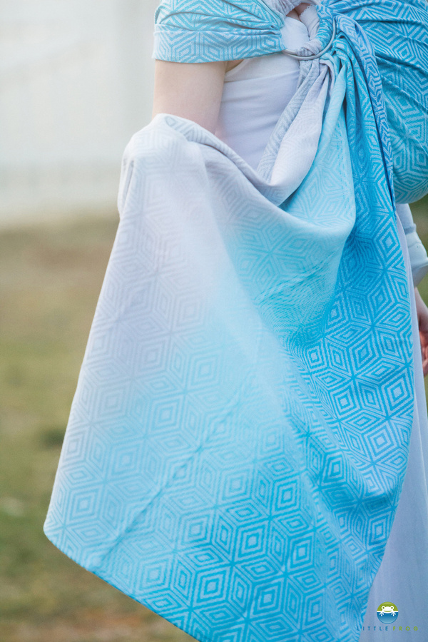 Ring Sling Tragetuch Linen Sky Cube - Größe M (2m)