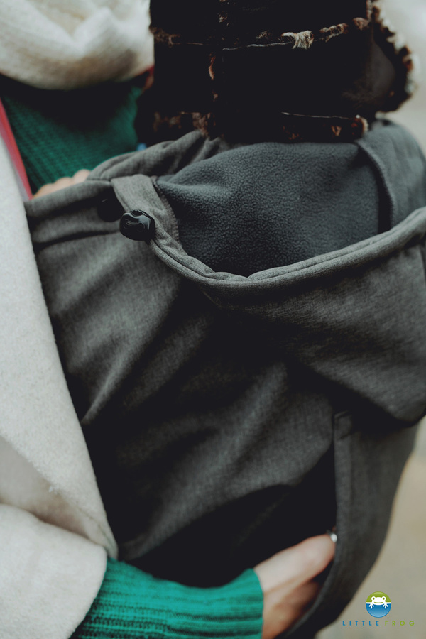 Cobertor para portabebé (softshell) - Graphite