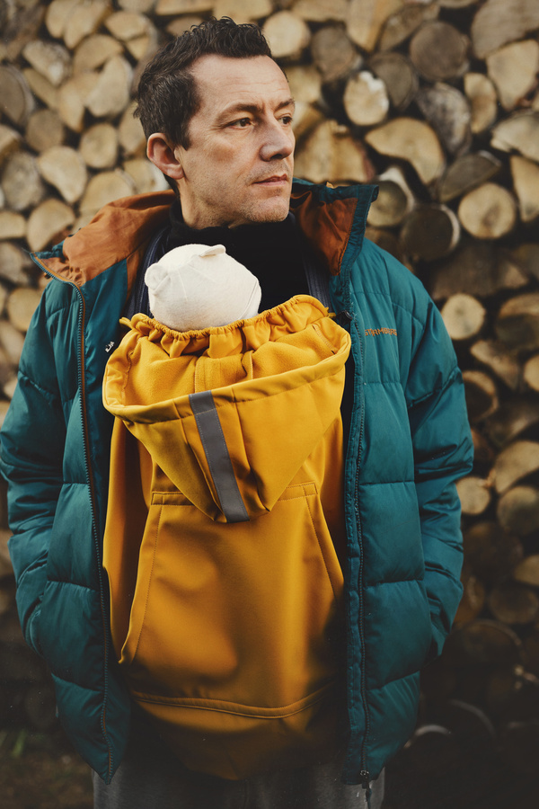 Protecție softshell pentru eșarfă port-bebe și marsupiu - Sunshine