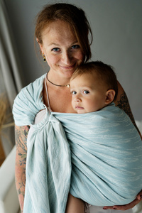 Ring Sling Tragetuch Steel Whisper - Größe S (1,7m)