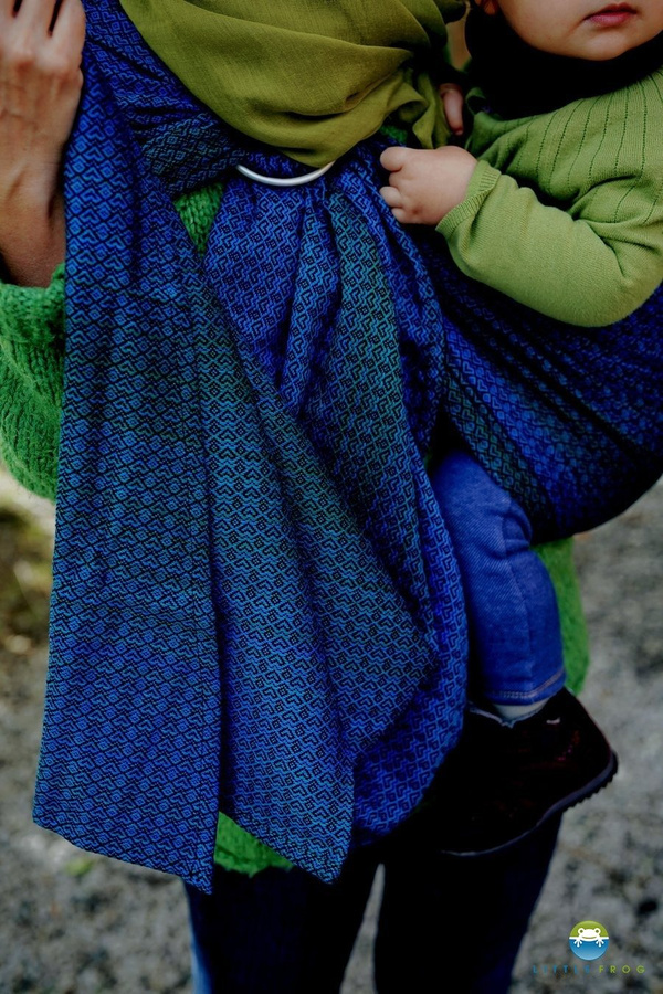Ring sling TENCEL™ Lovely Darkness - size M (2 m)