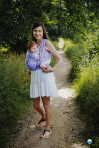 Baby Sling Lilac Flowrora size 6