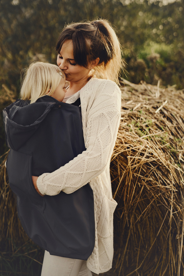 Cobertor para portabebé (softshell) - Slate