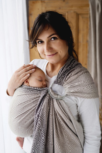 Ring Sling Tragetuch TENCEL™ Calm Cube - Größe L (2,3m)