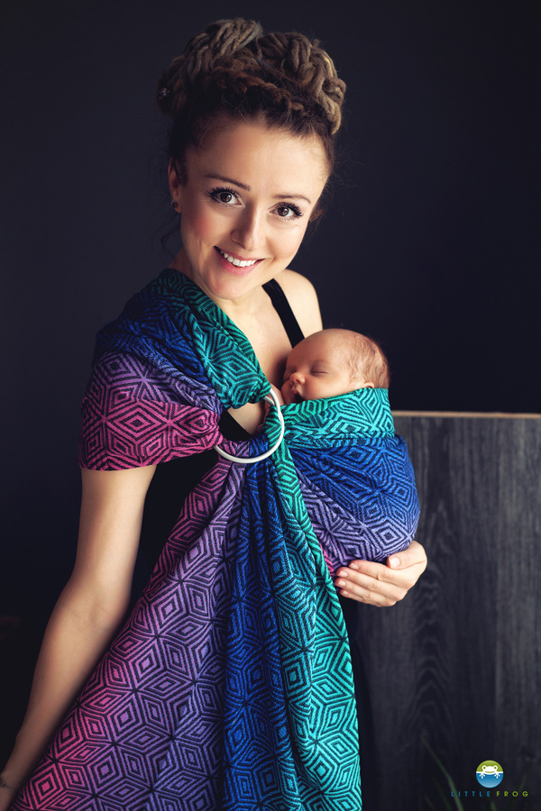 Ring sling Dark Aurora Cube - size M (2 m)