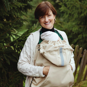 Cobertor para portabebé (softshell) - Beige