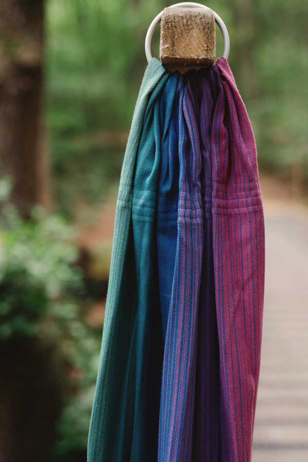 Ring sling Bamboo Misty Zircon - Größe M (2m) DEMO