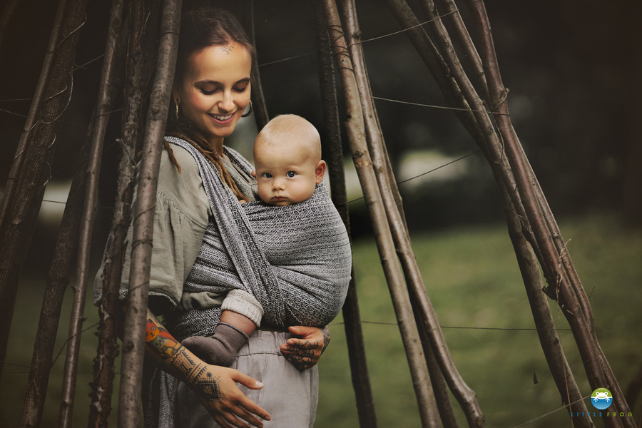 Écharpe de portage Lovely Fog - taille 7