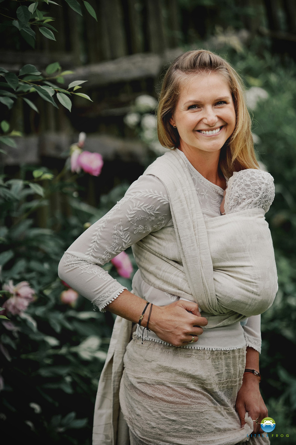 Fular tejido Linen Summer Meadow - talla 5 /2ª clase