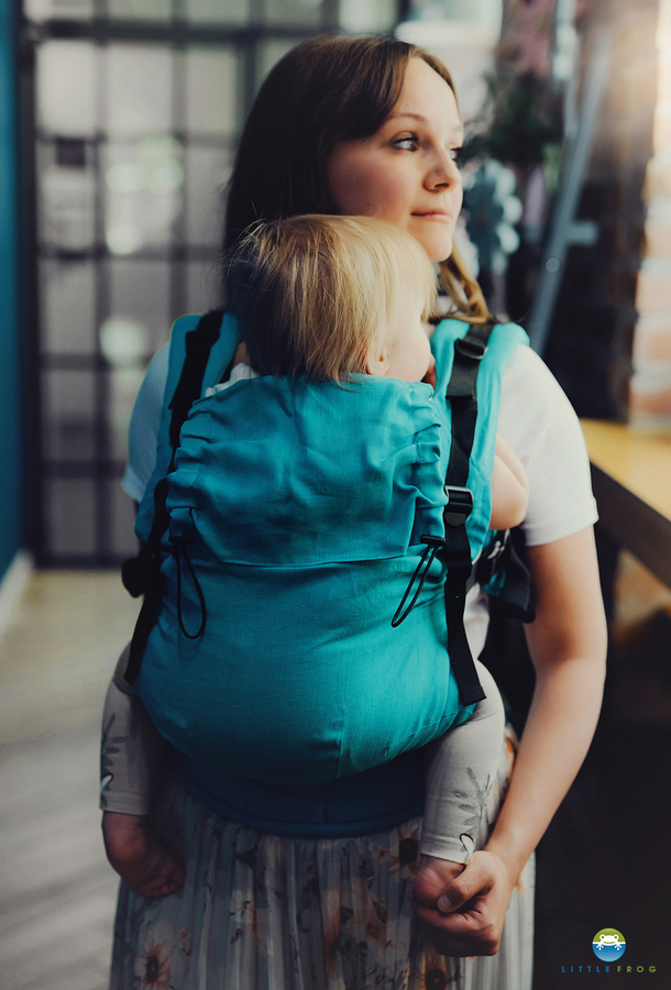 Baby Carrier Prime Pure Linen Hawaiian Waters