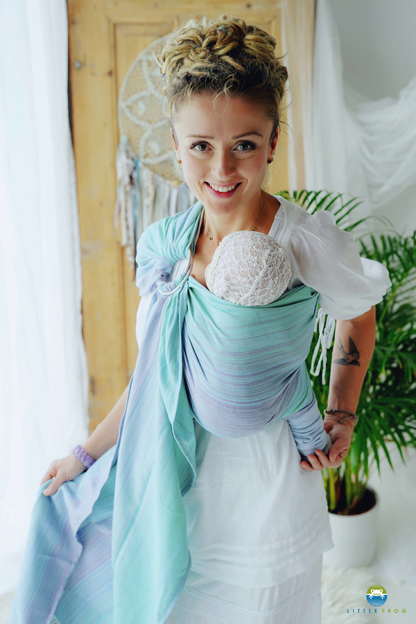 Ring Sling Bamboo Larimar - taille S (1,7m)