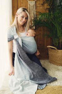 Ring Sling Tragetuch TENCEL™ Rocky Cube - Größe M (2m)