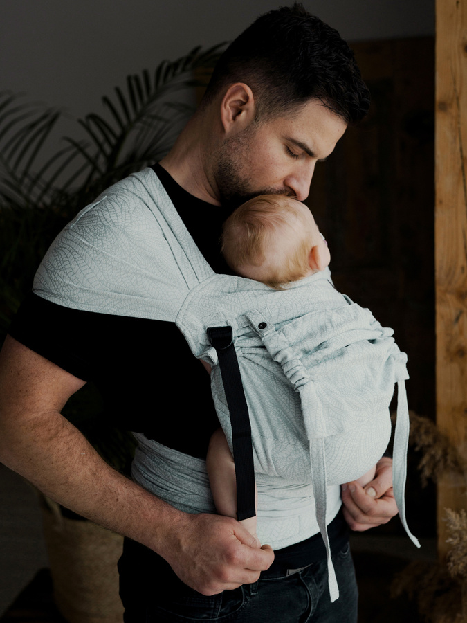 Marsupiu ergonomic hibrid Cross Hybrid Linen Wildness

