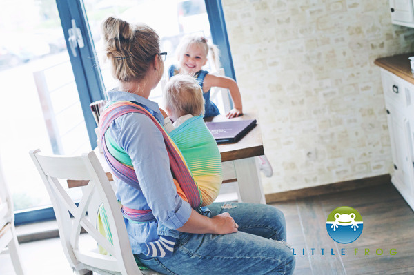 Fascia portabebè Merino Ammolite taglia 5