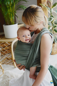 Eșarfă port-bebe Bamboo Verdelit mărimea 8